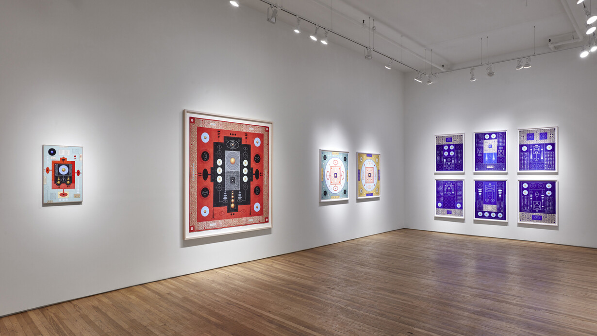 Karla Knight, Orbit, exhibition view. Courtesy of Andrew Edlin Gallery