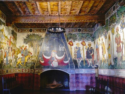 Sala Baronale, Castello della Manta, Manta, provincia di Cuneo, Italia
