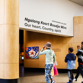 Ngalang koort boodja wirn, exhibition view. Courtesy of Western Australian Museum