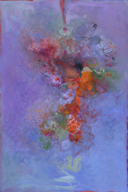 Sigrid Burton "The Angle of a Landscape" (#219L-2), 54 x 36  inches, oil on linen, 2019