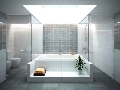 Proyecto de cuarto de baño para hotel