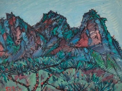 Lee Dai-Won, Mt. Bukhansan, 1976