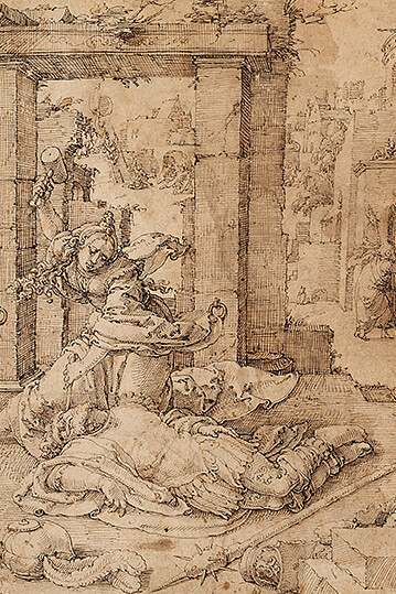 Lucas van Leyden, Jael Killing Sisera, c. 1520/1525, pen and brown ink, Museum Boijmans Van Beuningen, Rotterdam (former Koenigs Collection)


