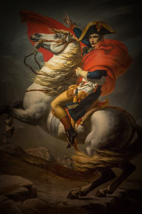 Bonaparte valica il Gran San Bernardo, J.L. David