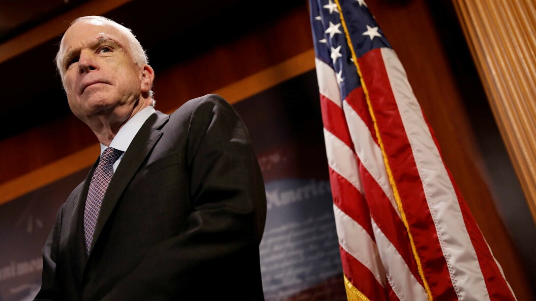 Senator John McCain, a Senator and a former presidential candidate