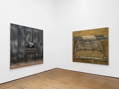 Matthias Franz, Die dünne haut der zivilisation, exhibition view. Courtesy of GRIMM