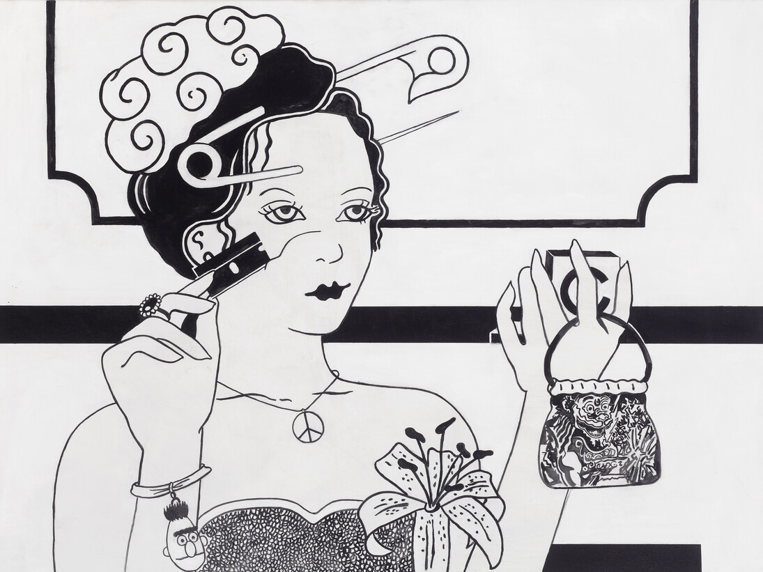 Steve Gianakos, It Was About the Pursuit of Excellence, 2013, Acrylic on canvas, 36 x 48 inches