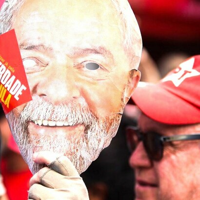 Un seguidor de Lula
