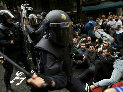 Cargas policiales durante el 1-O