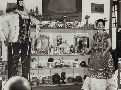 Frida Kahlo and Arte Popular. Courtesy of Museum of Fine Arts
