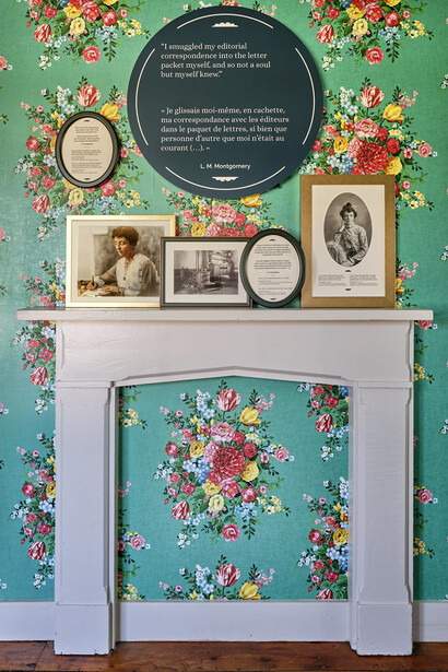 Yours sincerely, Lucy Maud Montgomery, exhibition view. Courtesy of Canadian Museum of History