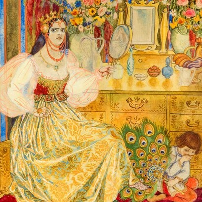 Zofia Plewińska-Smidowiczowa (1888–1944), Specchio, chi è la più bella del mondo?, circa 1944