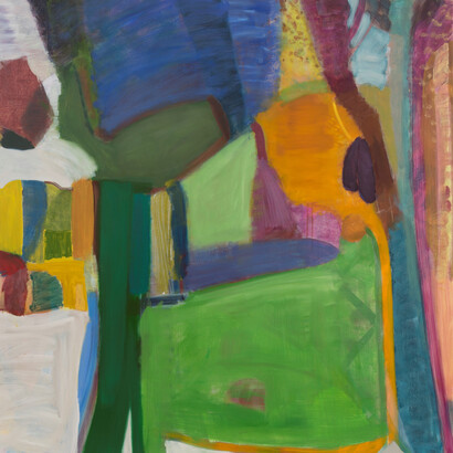 Julian Hatton, Imprint, 2014-15, oil on canvas, 60 x 60 inches