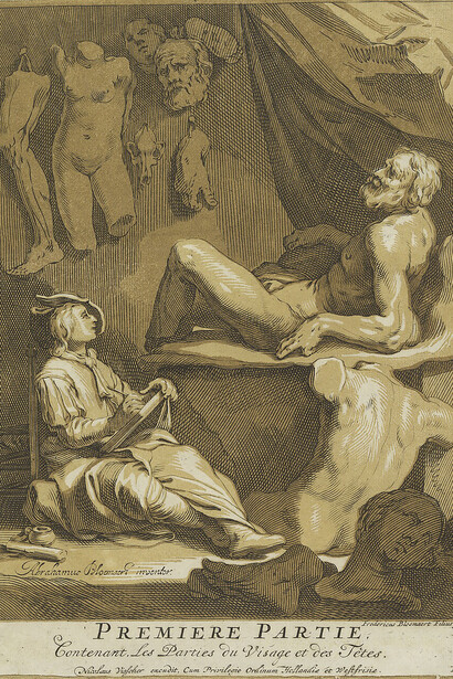 Frederick Bloemaert, Ein zeichenschüler, 1740. Courtesy of Hamburger Kunsthalle