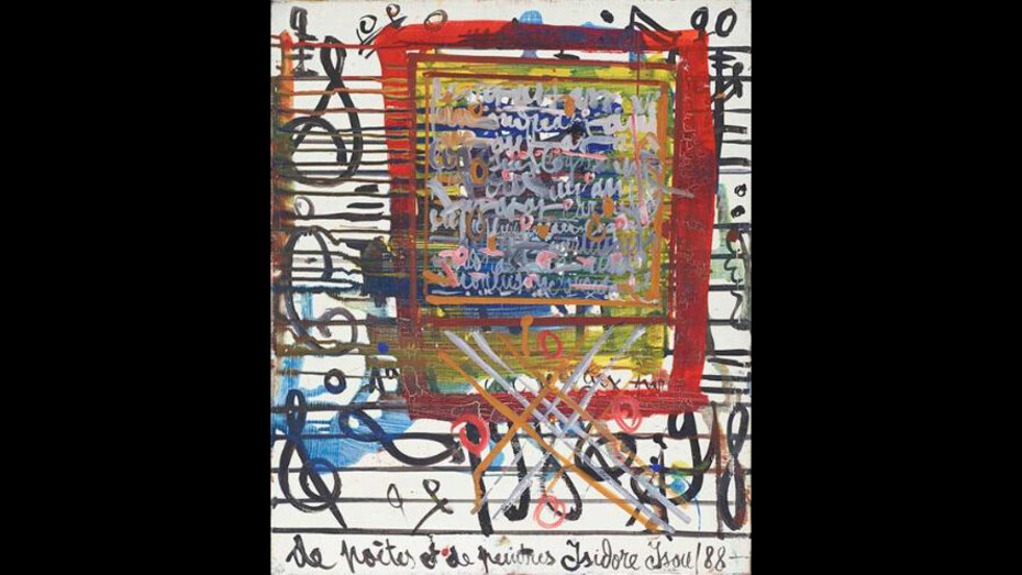 Isidore Isou. Courtesy of Centre Pompidou
