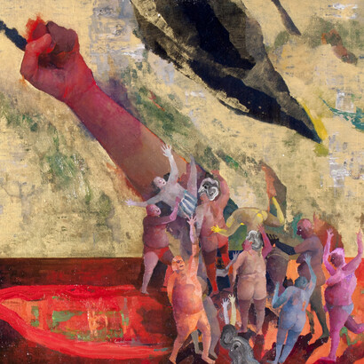 Chiara Sorgato, Come ti fai prendere la mano, 2015, 50 x 55,5 cm, olio su tela