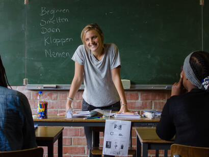 A young English teacher