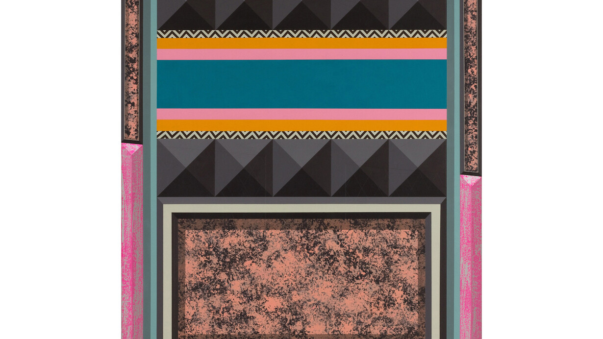 Ben Cove, Stack, 2015, acrylic on panel, 62.5 x 50 cm, Copyright the artist and Peter von Kant