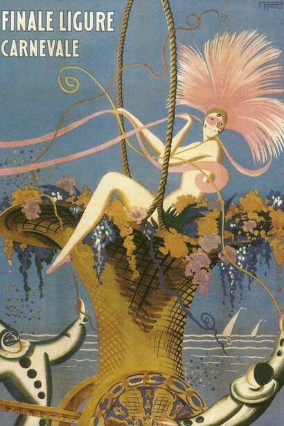 Carnevale di Finale Ligure, manifesto di Filippo Romoli