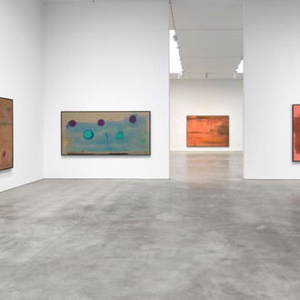 Helen Frankenthaler, The moment and the distance, exhibition view. Courtesy of Gagosian