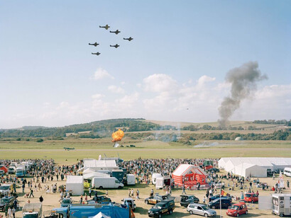 Simon Roberts, Battle of Britain Memorial Flight, Shoreham Air Show, West Sussex, 15 September 2007 © Simon Roberts, Courtesy of Flowers Gallery
 