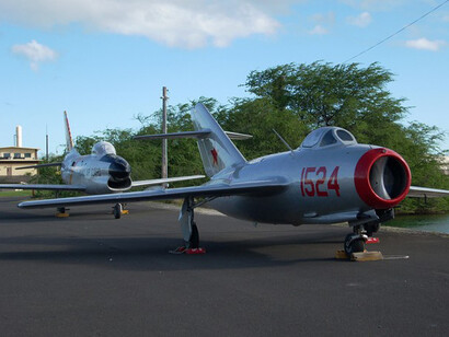 Mikoyan-Gurevich MiG-15. Courtesy of Pearl Harbor Aviation Museum