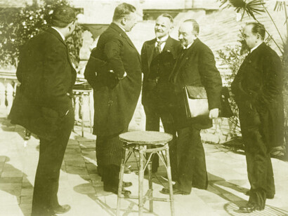 The Treaty of Rapallo, an agreement signed on 16 April 1922 between the German Republic and Russian Soviet Federative Socialist Republic