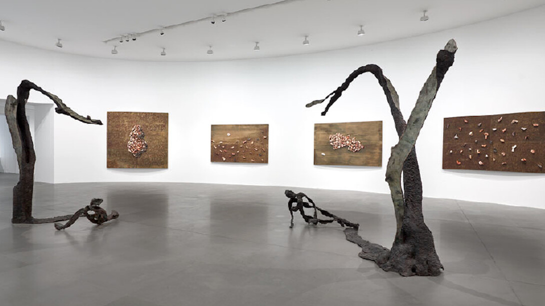 Giuseppe Penone, exhibition view. Courtesy of Gagosian Rome