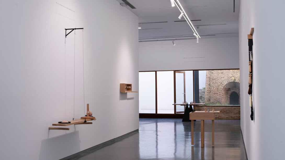 Alegría y Piñero, Aboa(c)aoba, vista de exhibición. Cortesía de la galería Alarcón Criado