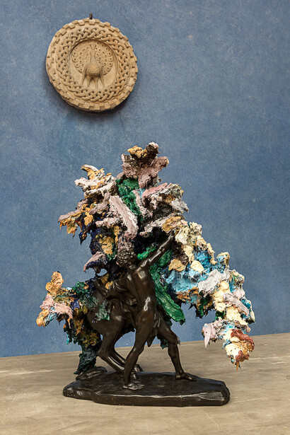Scultura di Glenn Brown. Foto di Simona Fossi / MUS.E