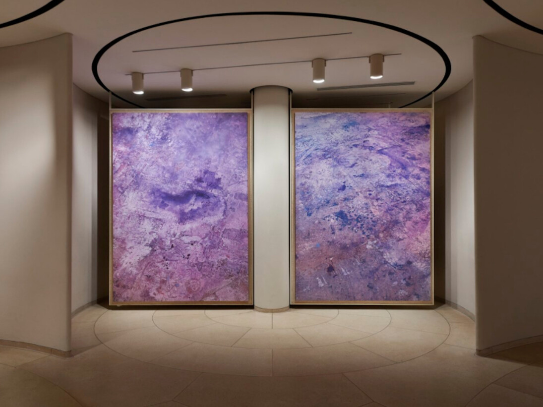 Julian Schnabel, Exhibition view. Courtesy of The Glass House