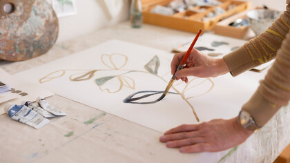 Sarah Von Dreele at her studio. Photo by © Alysia Kristan
