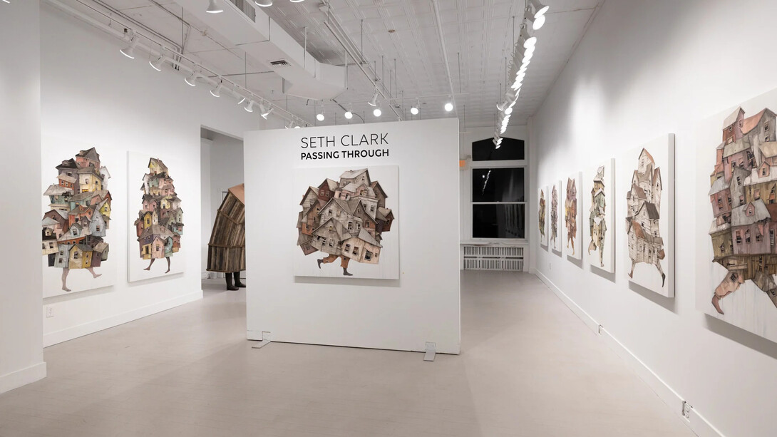 Seth Clark, Passing through, exhibition view. Courtesy of Paradigm Gallery + Studio 