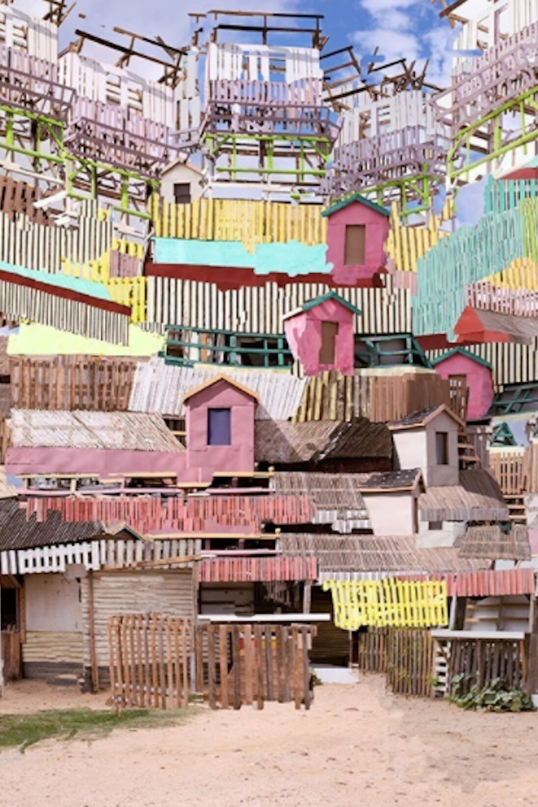 Nico Krijno, Untitled (Paarl Stacks), 2015. Courtesy of Huxley-Parlour Gallery