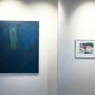 Lillian Abel. Past to Present, Exhibition view. Courtesy of The Taj Art Studio Gallery