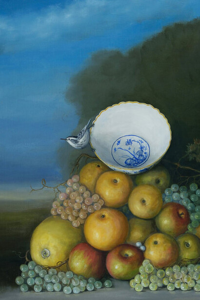 David Kroll, Landscape (bowl and still life), 2024. Courtesy of Zolla Lieberman Gallery