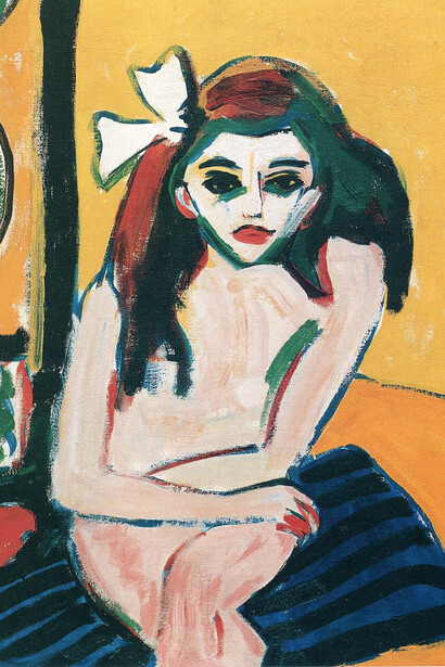 “Marzella” by Ernst Ludwig Kirchner, 1910