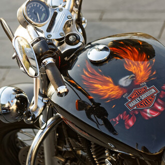 Harley-Davidson, The spirit of freedom. Courtesy of Erarta Museum