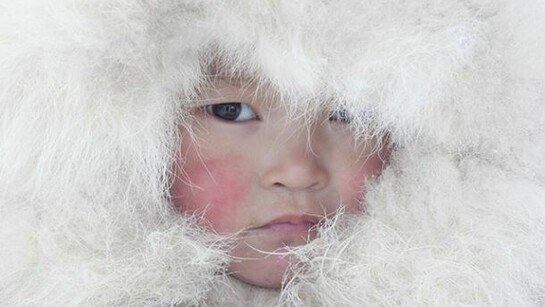 Nenya Vanuito, a young Nenets girl. Yamal, north west Siberia. (2011)