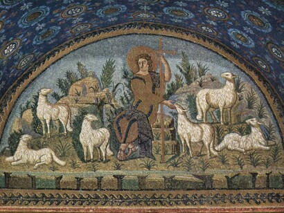 Mosaico all'interno del Mausoleo di Galla Placidia