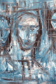 Natália Gromicho, Gaza 2014, Acrylic on canvas, 100 x 150 x 4 cm