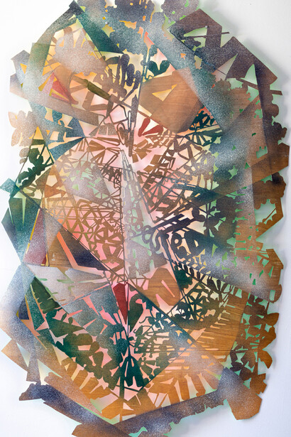 Chris Natrop, Star light fern burst, 2022. Courtesy of Nancy Toomey Fine Art