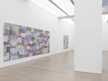 Bernard Frize. Courtesy of Perrotin New York