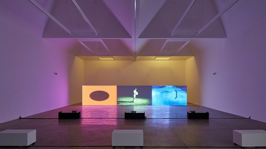 Mother Drum, Exhibition view. Courtesy of Kayne Griffin Corcoran
