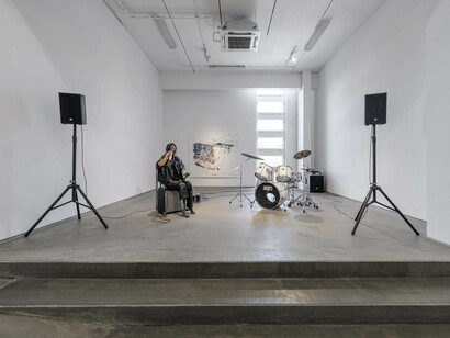 Malte Zenses, Alte eichen, neue bilder, Ausstellungsansicht. Mit freundlicher Genehmigung der G2 Kunsthalle