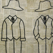 Louise Laplante, The Art of Penmanship and the Conclusion of Wills 2015 29 x 36 inches, 2015