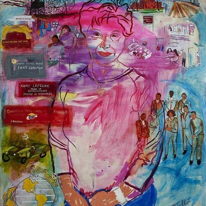 Nina Talbot, Maria Carrion, I went from one hell to another, 2013. Oil/canvas, 48 inches x 42 inches