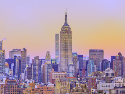 Vista del horizonte en Nueva York, EE. UU.