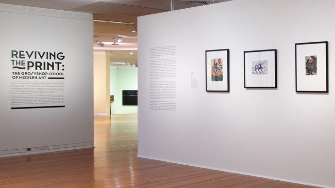 Reviving the print, exhibition view. Courtesy of Dunedin Public Art Gallery