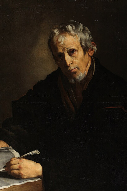Jusepe de Ribera, Heráclito, 1615. Museo del Prado, Madrid, España